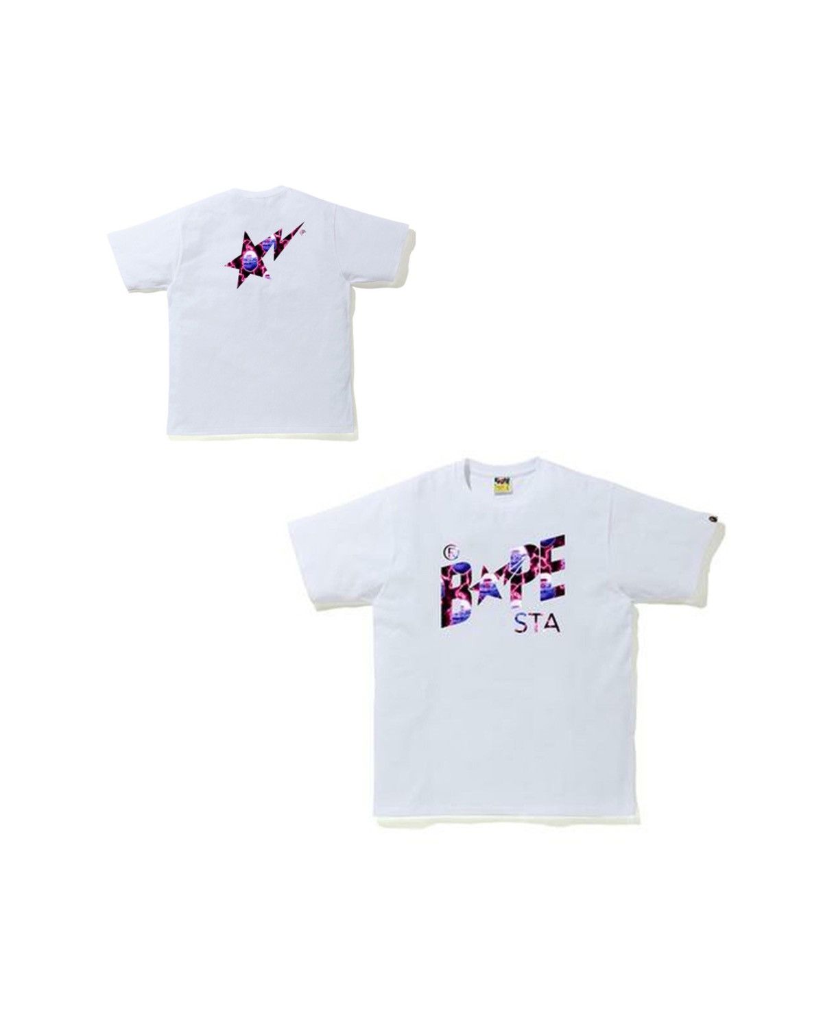 BAPE Emblem Tee White