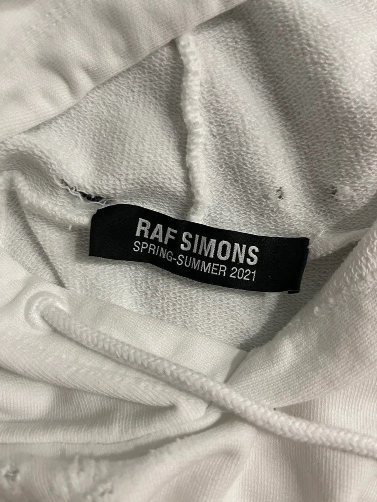 Raf Simons Raf Simons White 'Sun Dance' Hoodie Size US XL / EU 56 / 4 - 7 Thumbnail