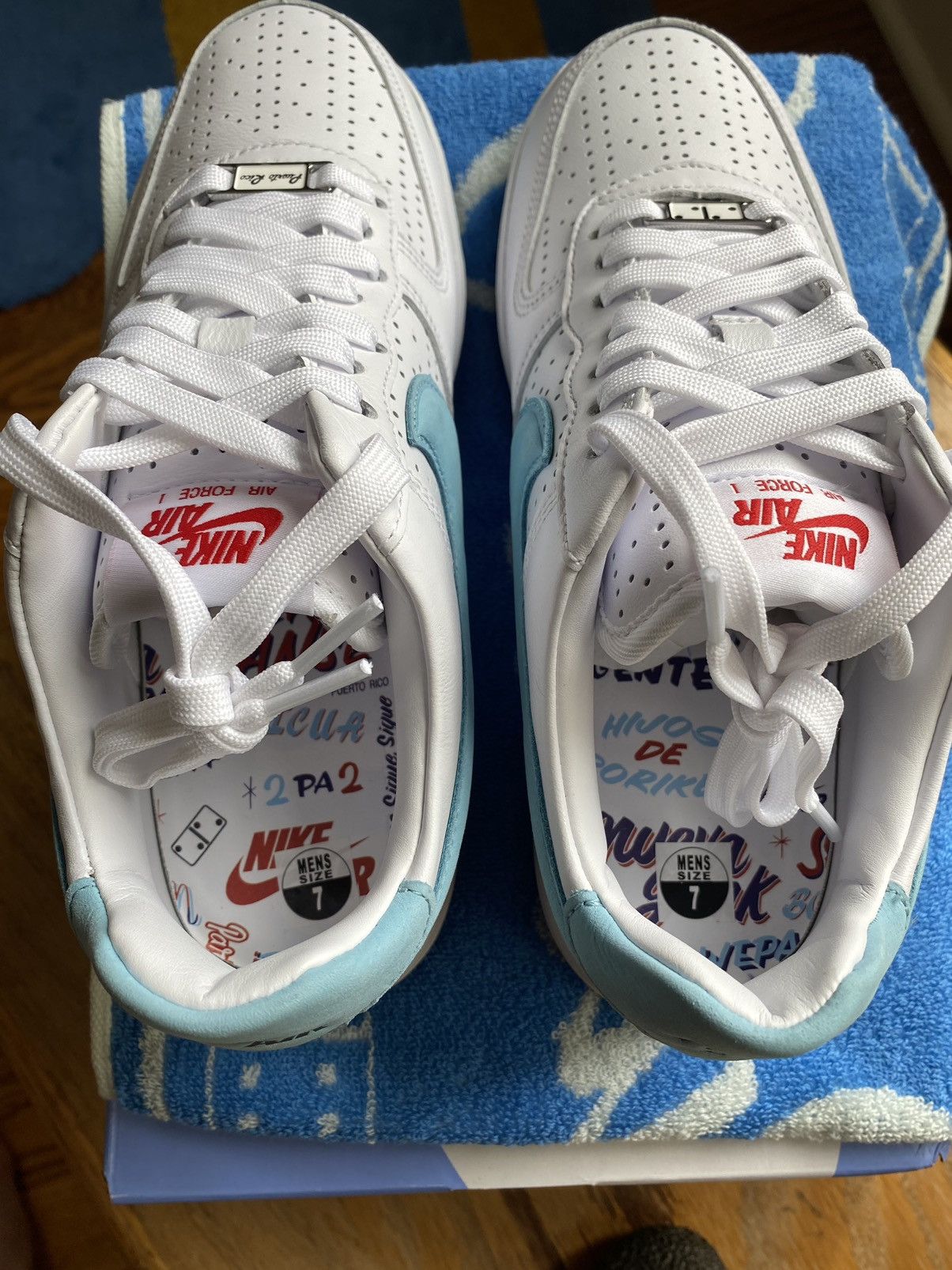 Nike Nike Air Force Puerto Rico Size 7 Size US 7 / EU 40 - 5 Thumbnail
