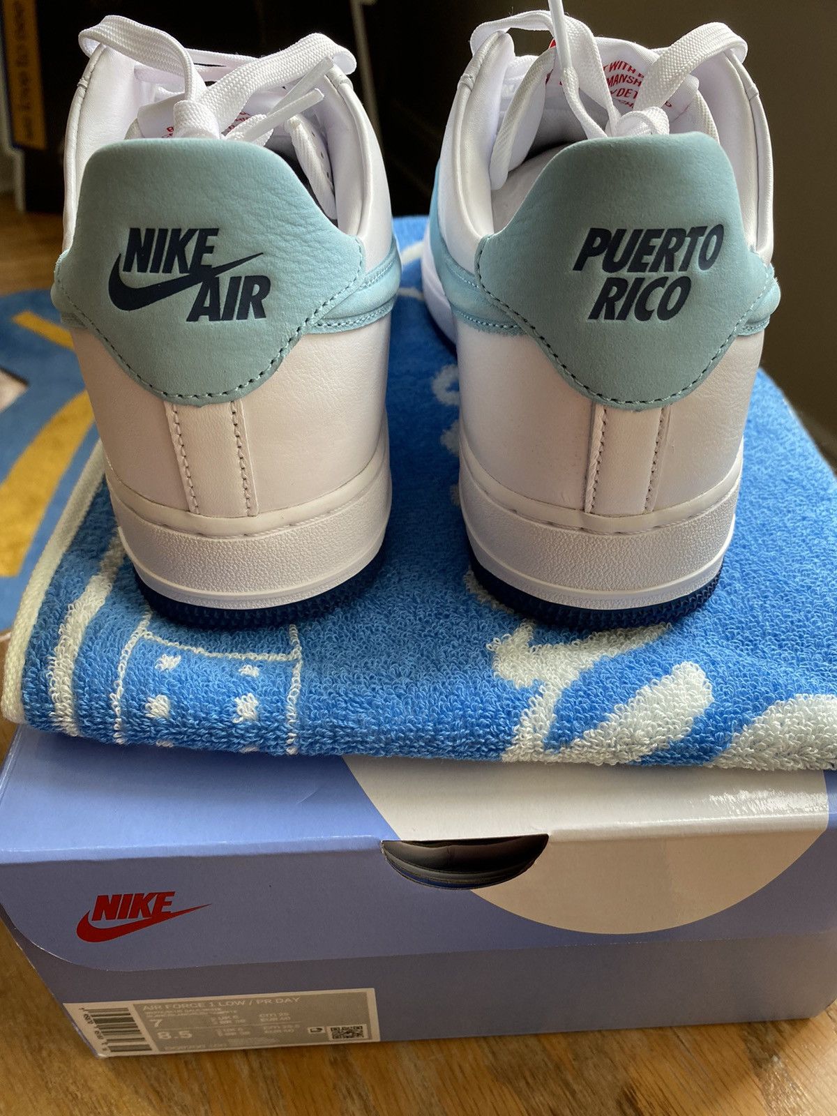 Nike Nike Air Force Puerto Rico Size 7 Size US 7 / EU 40 - 7 Thumbnail