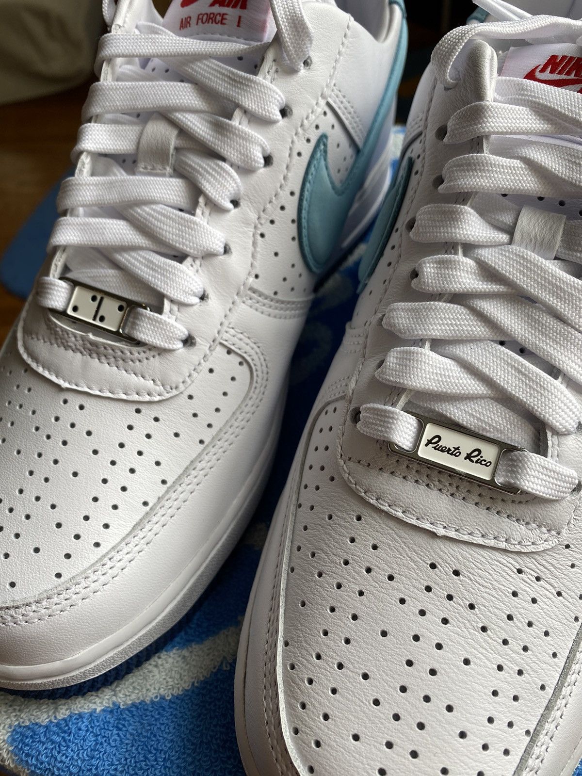 Nike Nike Air Force Puerto Rico Size 7 Size US 7 / EU 40 - 3 Thumbnail