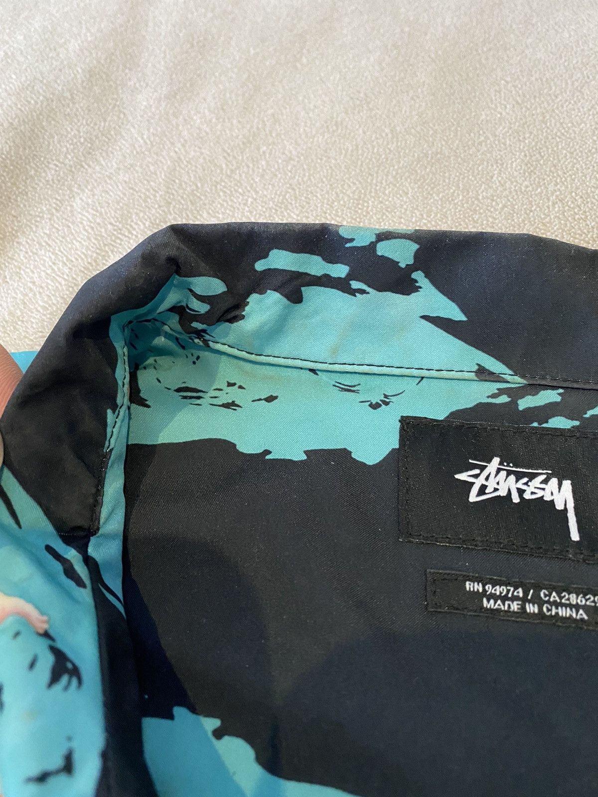 Stussy Stussy Short Sleeve Botton Up Size M Size US M / EU 48-50 / 2 - 4 Thumbnail