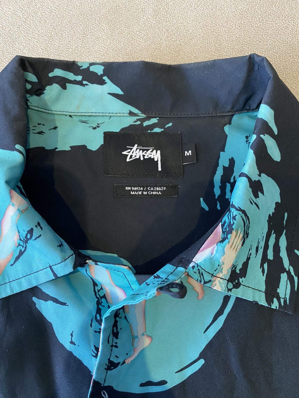 Stussy Stussy Short Sleeve Botton Up Size M Size US M / EU 48-50 / 2 - 3 Thumbnail