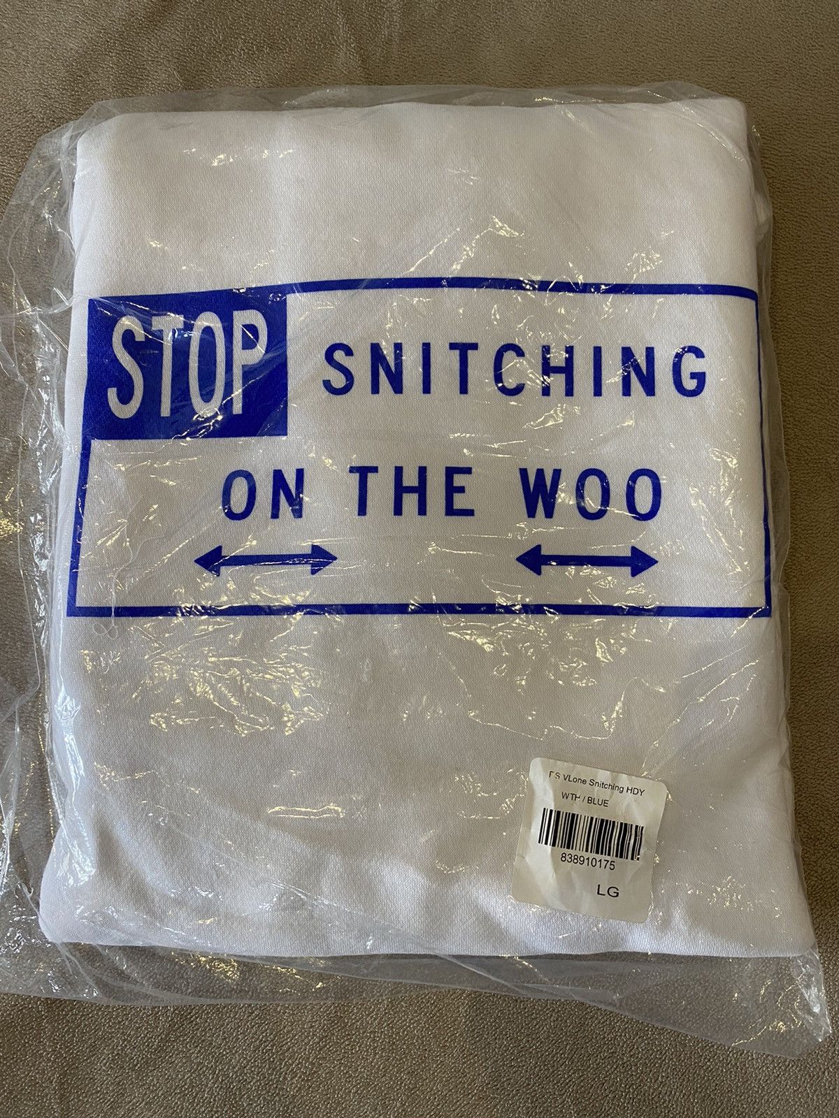 Vlone Pop Smoke x Vlone Stop Snitching Hoodie Size US L / EU 52-54 / 3 - 2 Thumbnail