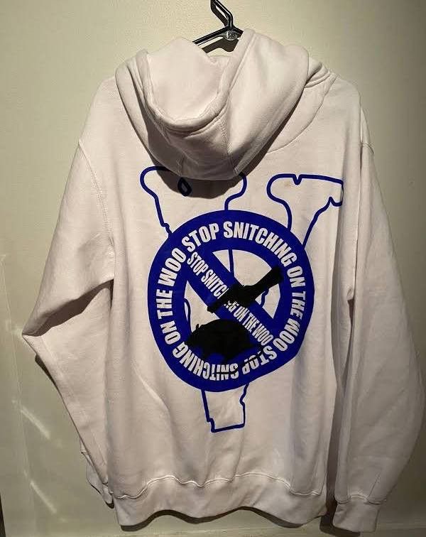 Vlone Pop Smoke x Vlone Stop Snitching Hoodie Size US L / EU 52-54 / 3 - 5 Thumbnail