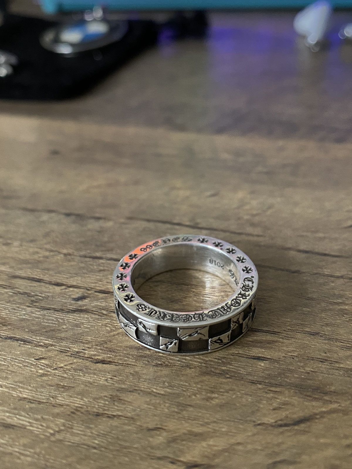 Chrome Hearts Matty on sale Boy Spacer Ring Size 7.5