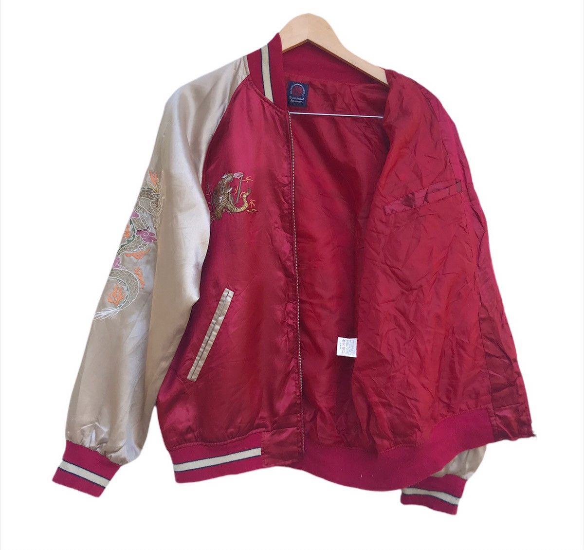 Japanese Brand Dragon X Tiger Last Frontier Traditional Sukajan Souvenir Size US M / EU 48-50 / 2 - 3 Thumbnail