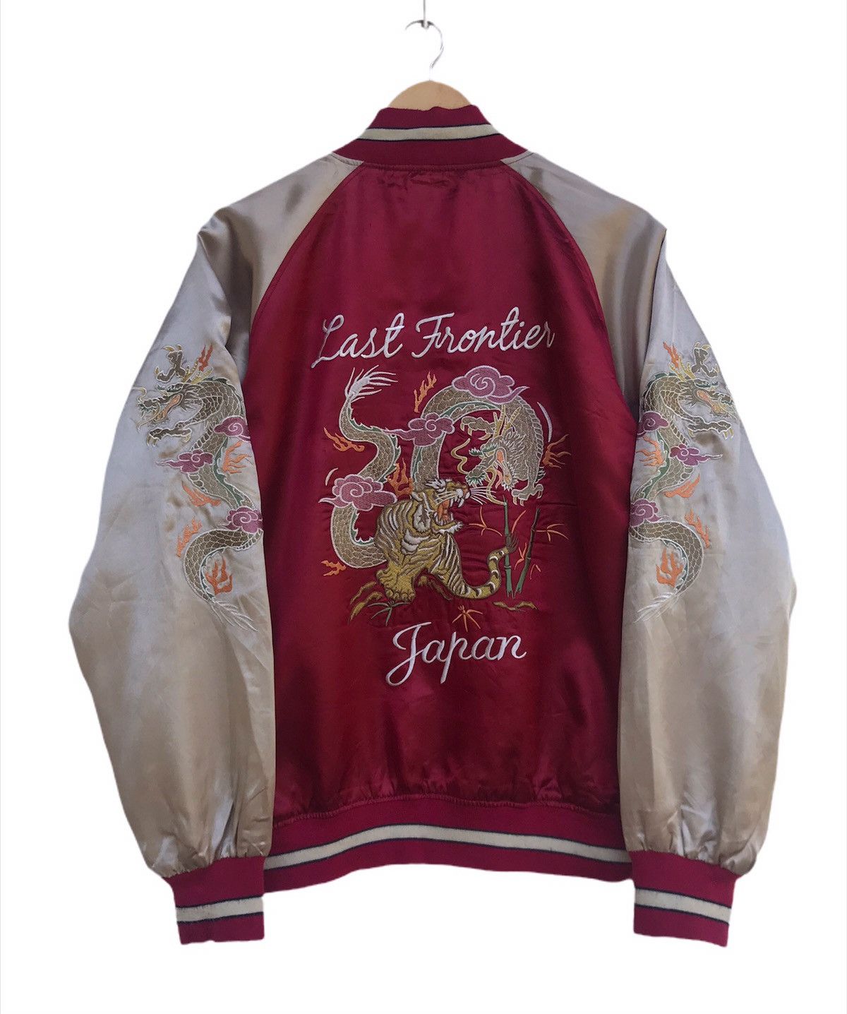 Japanese Brand Dragon X Tiger Last Frontier Traditional Sukajan Souvenir Size US M / EU 48-50 / 2 - 4 Thumbnail