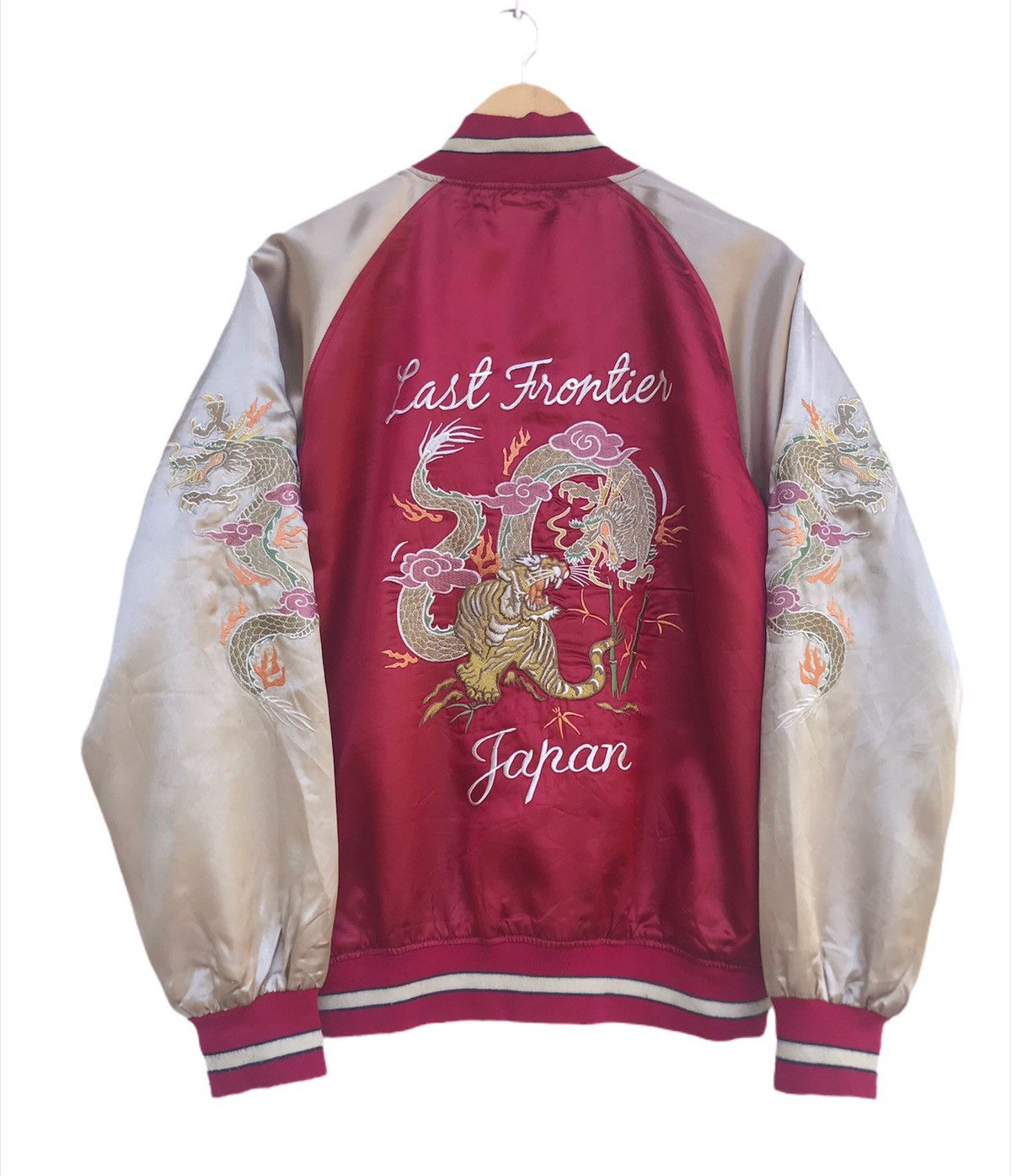 Japanese Brand Dragon X Tiger Last Frontier Traditional Sukajan Souvenir Size US M / EU 48-50 / 2 - 1 Thumbnail
