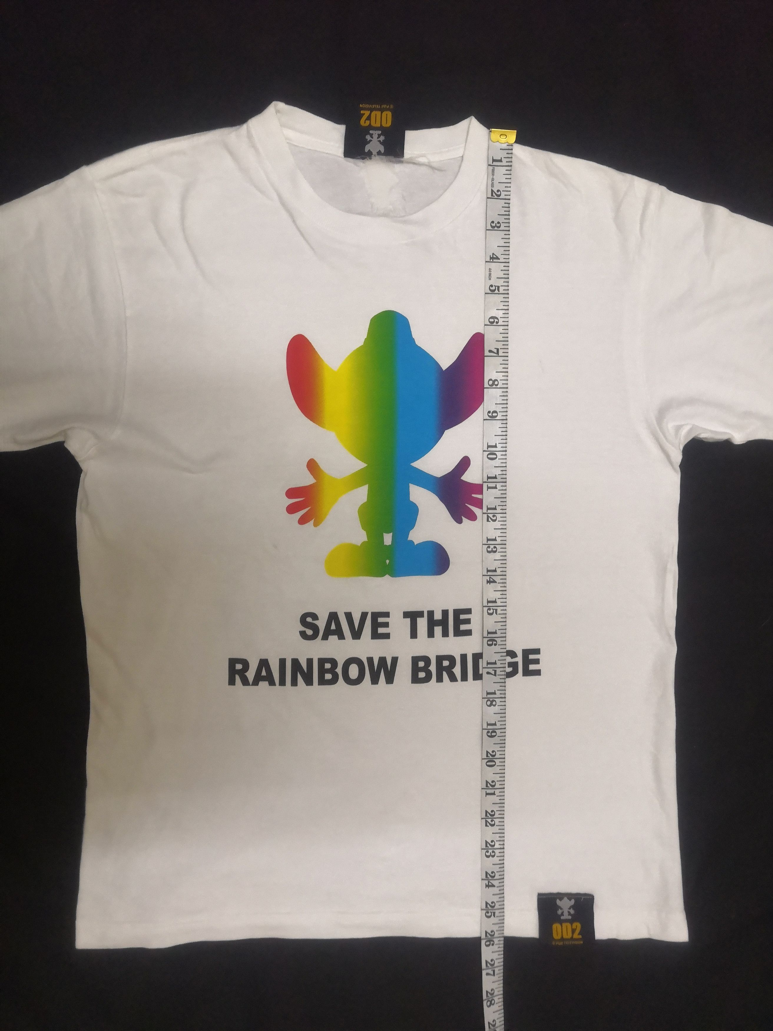 Beams Plus Beams t Shirt Save The Rainbow Bridge Japanese Brand Size US M / EU 48-50 / 2 - 5 Thumbnail
