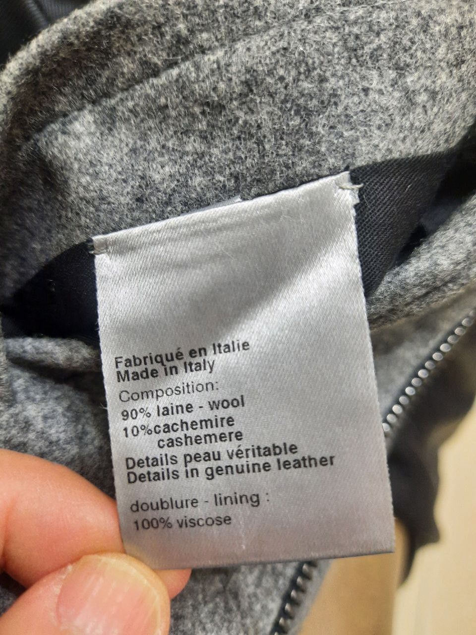 Dior × Hedi Slimane AW04 FW04 VOTC Varsity Leather Wool Bomber Jacket Size US S / EU 44-46 / 1 - 6 Thumbnail