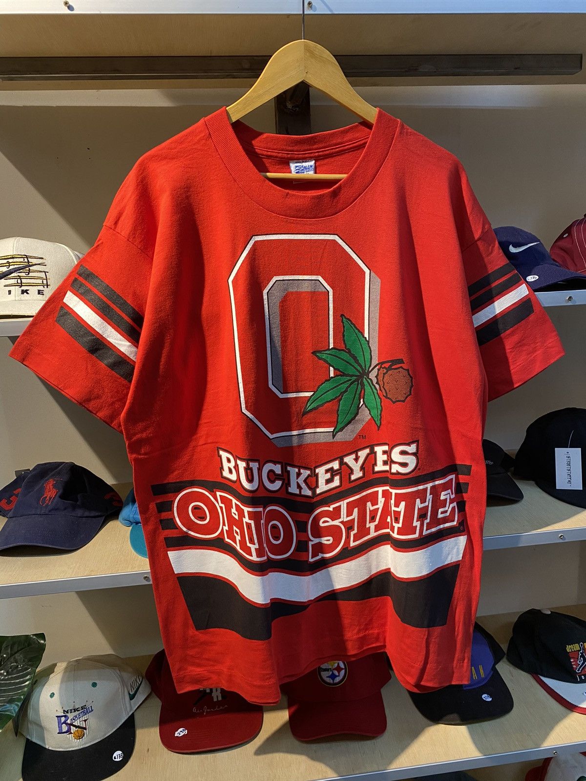 NBA × Salem Sportswear × Vintage Vintage Buckeyes Ohio State NBA NCAA Salem Sportwear sz XL Size US XL / EU 56 / 4 - 3 Thumbnail