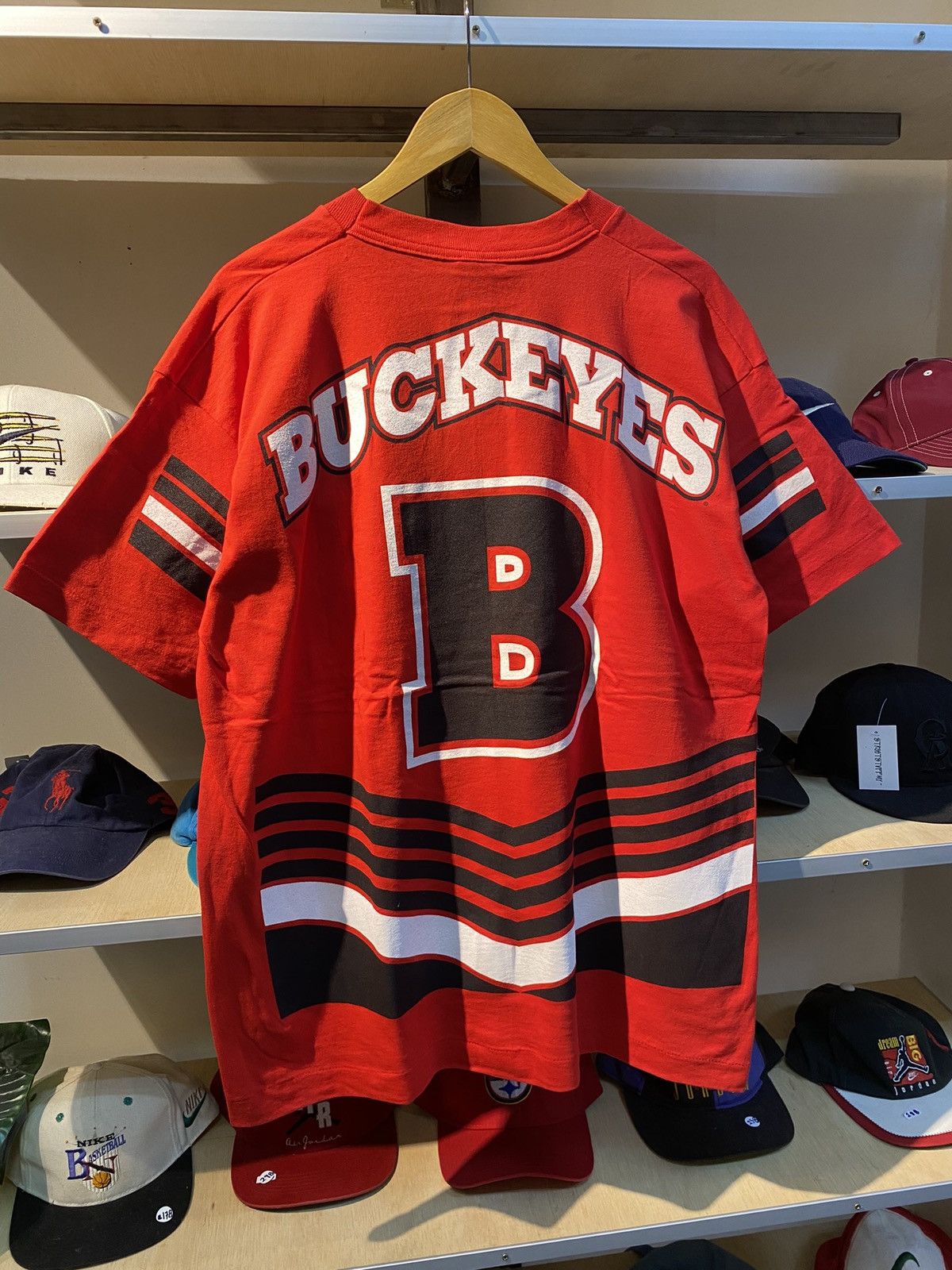 NBA × Salem Sportswear × Vintage Vintage Buckeyes Ohio State NBA NCAA Salem Sportwear sz XL Size US XL / EU 56 / 4 - 2 Thumbnail
