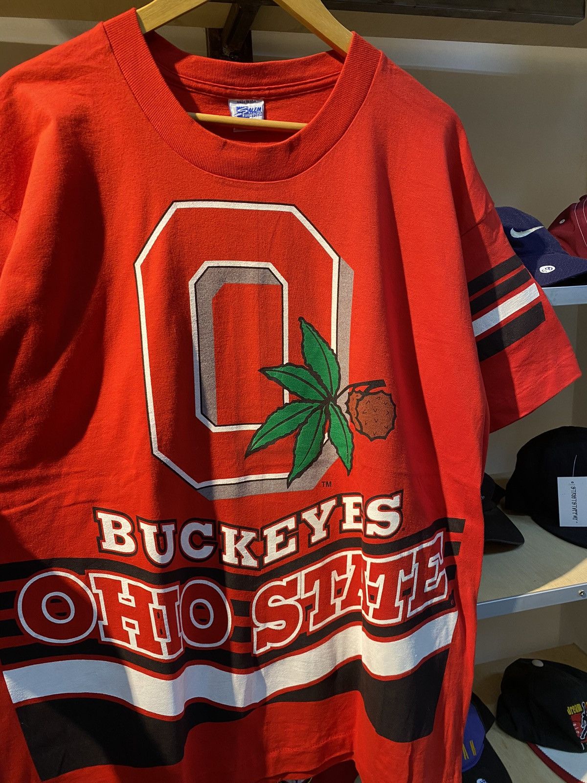 NBA × Salem Sportswear × Vintage Vintage Buckeyes Ohio State NBA NCAA Salem Sportwear sz XL Size US XL / EU 56 / 4 - 4 Thumbnail