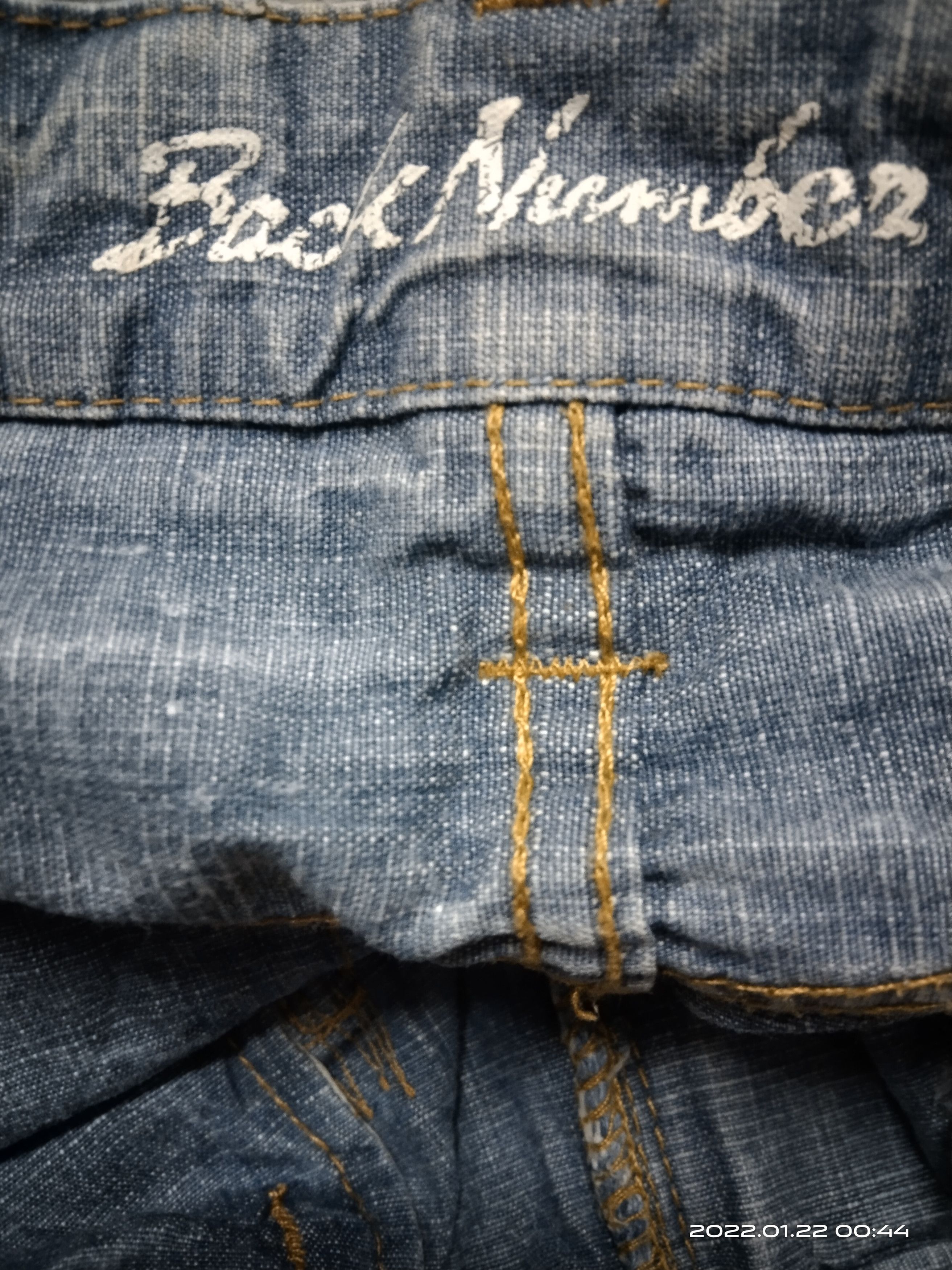 Japanese Brand FLARE🔥DiSTRESSED BUSHPANTS BACK NUMBER DENIM PANTS Size US 31 - 7 Thumbnail
