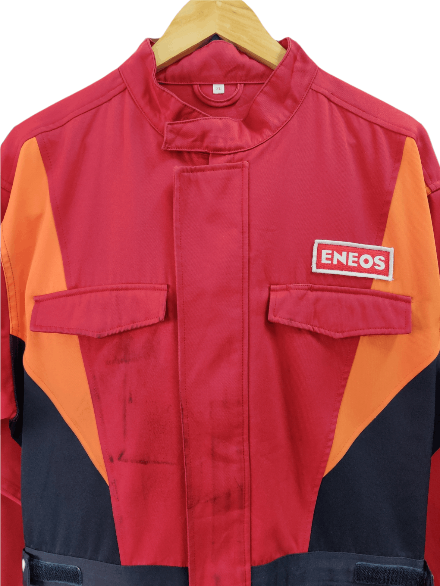 Japanese Brand Eneos Jumpsuits Coverall Racing Yamaha Team Initial D Size US 38 / EU 54 - 2 Thumbnail