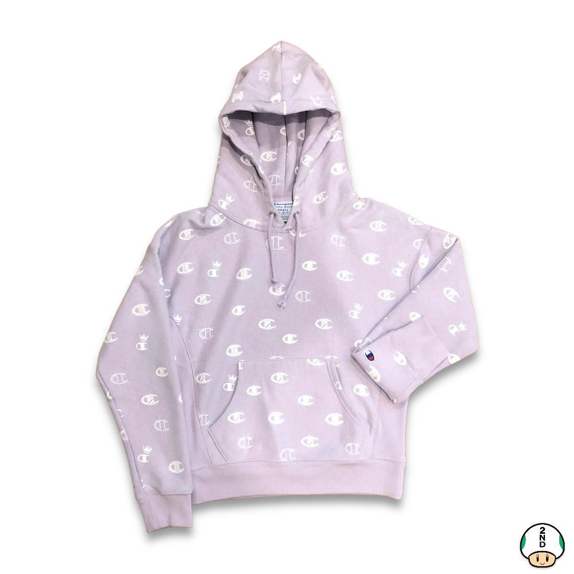 Champion Champion Reverse Weave Hoodie AOP C Logo Hooded Sweatshirt Size US S / EU 44-46 / 1 - 1 Thumbnail