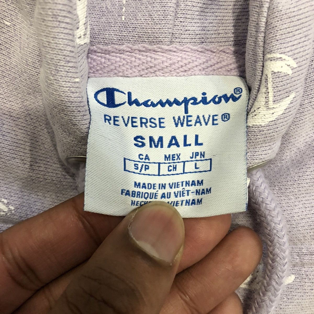 Champion Champion Reverse Weave Hoodie AOP C Logo Hooded Sweatshirt Size US S / EU 44-46 / 1 - 4 Thumbnail