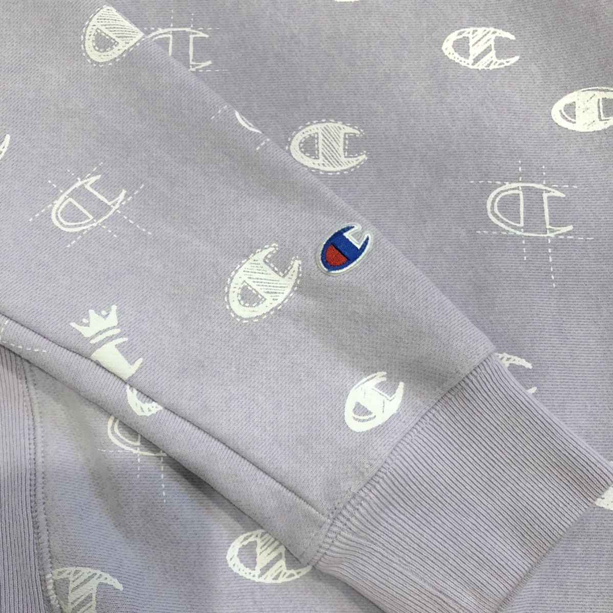 Champion Champion Reverse Weave Hoodie AOP C Logo Hooded Sweatshirt Size US S / EU 44-46 / 1 - 3 Thumbnail