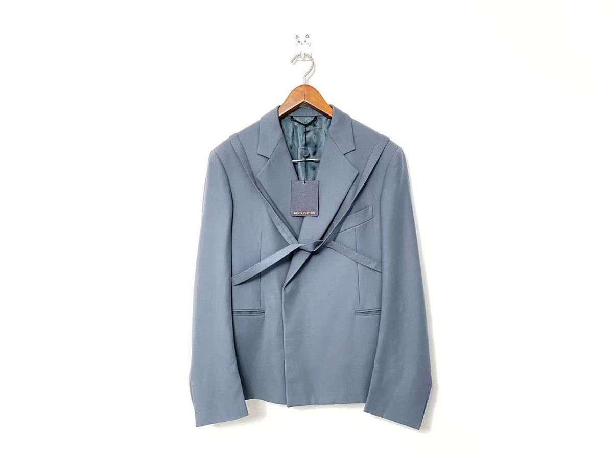 Louis Vuitton SS20 runway strap blazer jacket Size 48S - 1 Thumbnail
