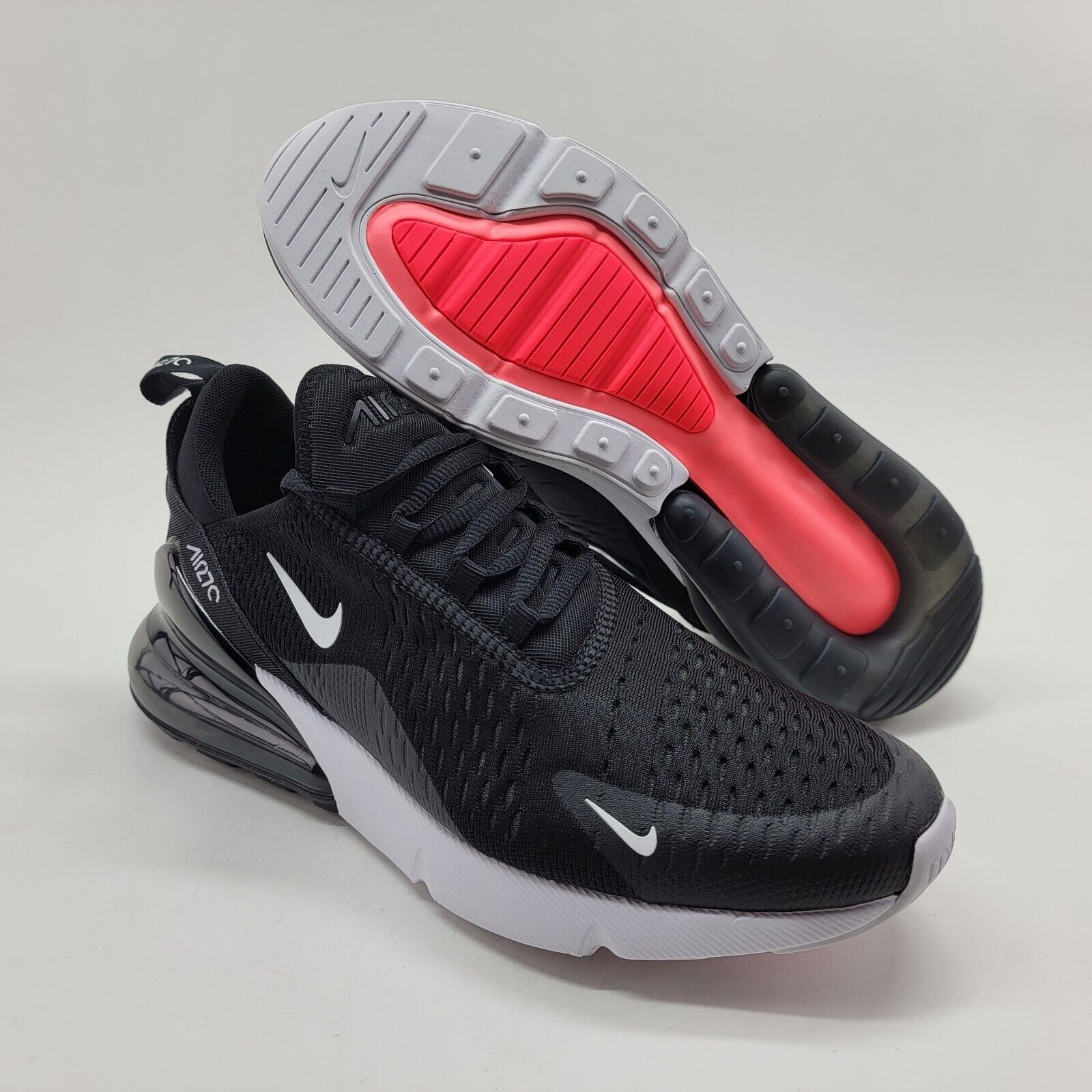 NEW Nike Air Max 270 Black White Running Shoes Sneakers