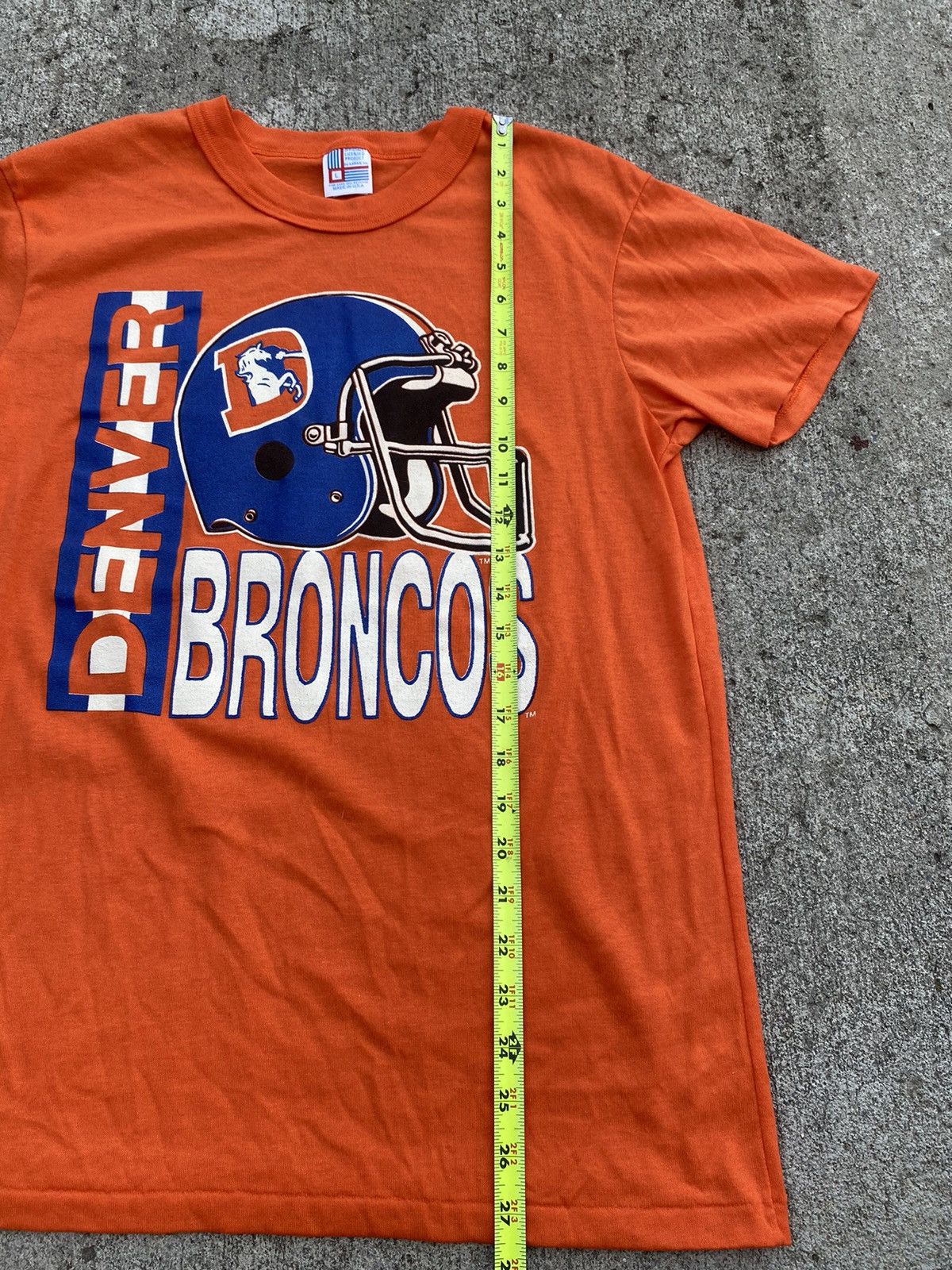 NFL × Vintage Vintage 80’s Denver Broncos NFL Single Stitch Shirt Size US L / EU 52-54 / 3 - 8 Thumbnail