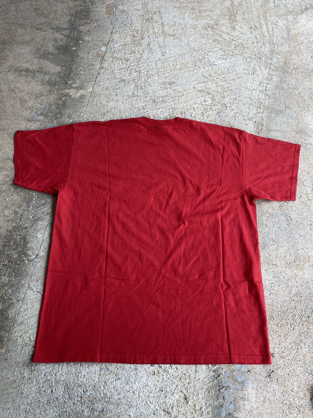 Nike × Vintage Vintage 90’s Y2K Nike Red Logo XL Shirt Size US XXL / EU 58 / 5 - 5 Thumbnail