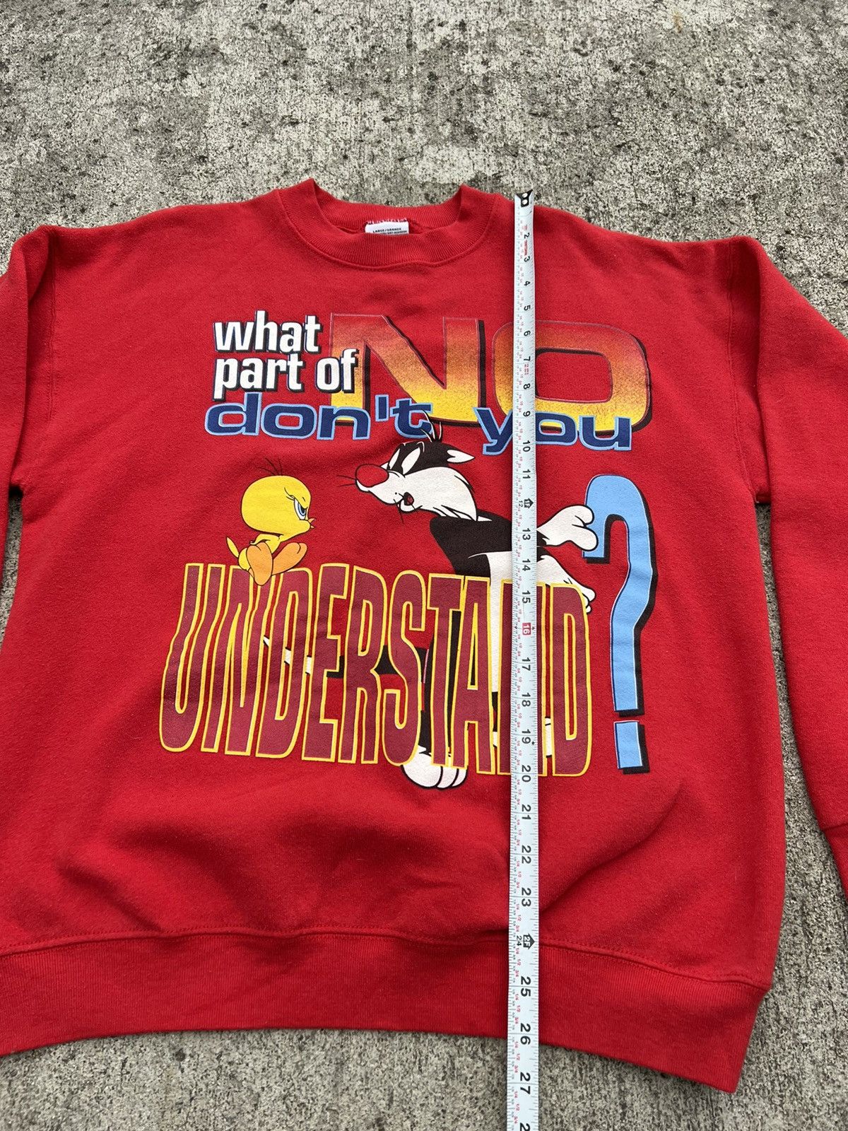 Vintage Vintage 90’s Tweety Sylvester Looney Tunes Sweatshirt Size US L / EU 52-54 / 3 - 6 Thumbnail