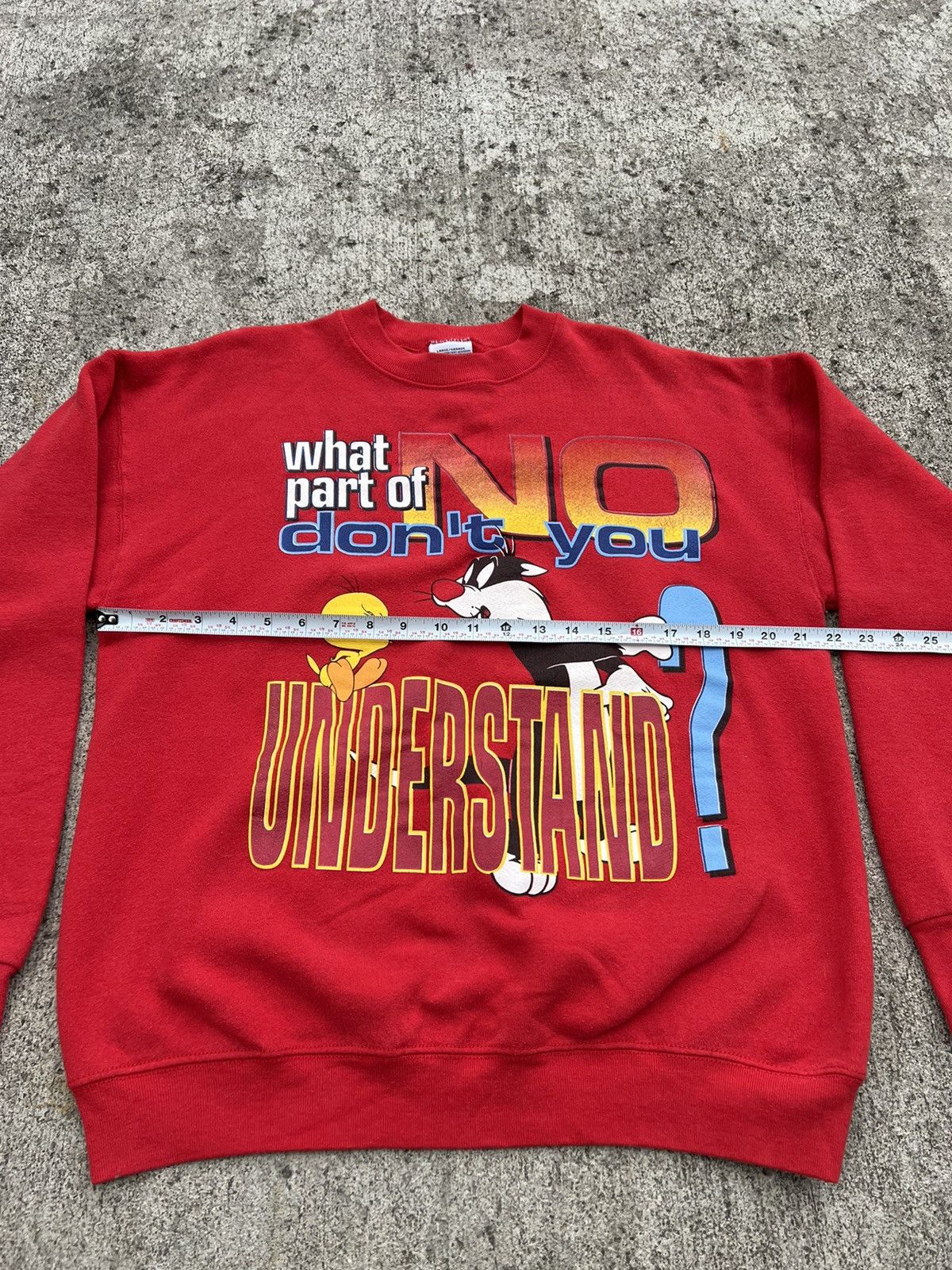 Vintage Vintage 90’s Tweety Sylvester Looney Tunes Sweatshirt Size US L / EU 52-54 / 3 - 7 Thumbnail