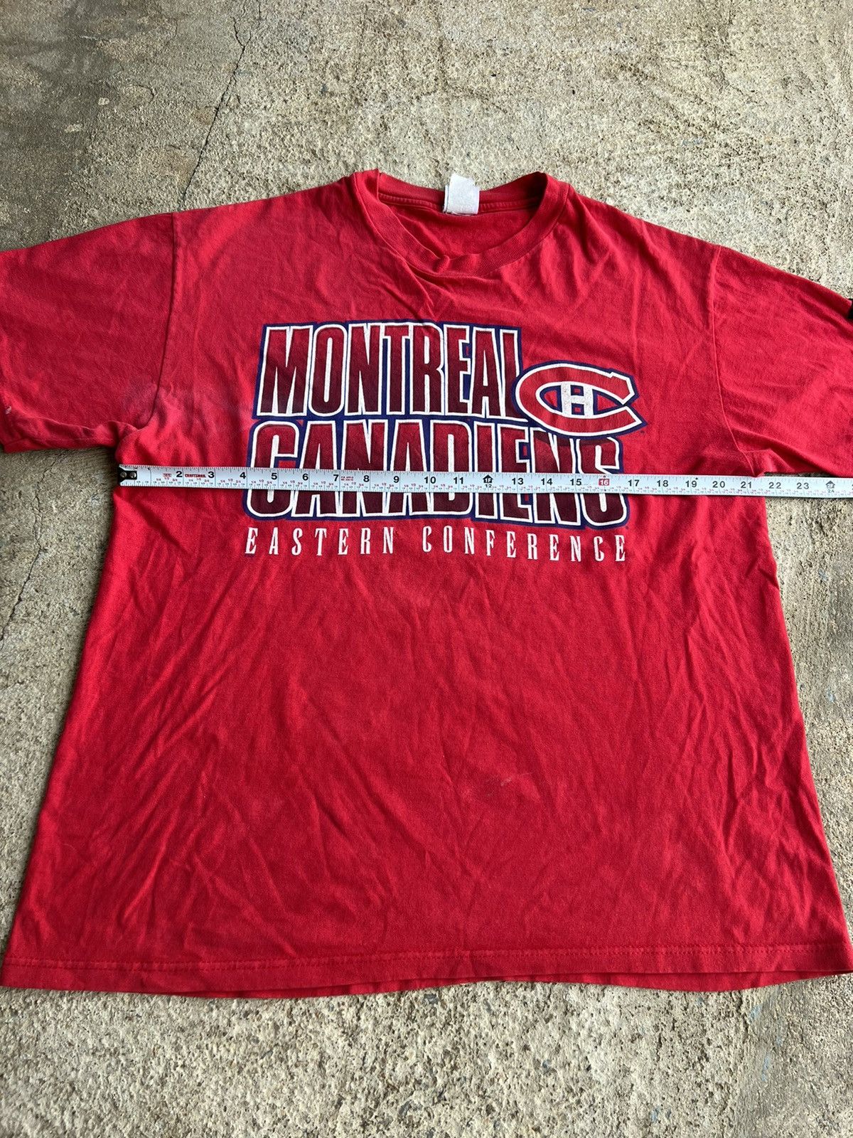 NHL × Vintage Vintage 90’s Starter Montreal Canadians Stain Shirt Size US L / EU 52-54 / 3 - 10 Thumbnail