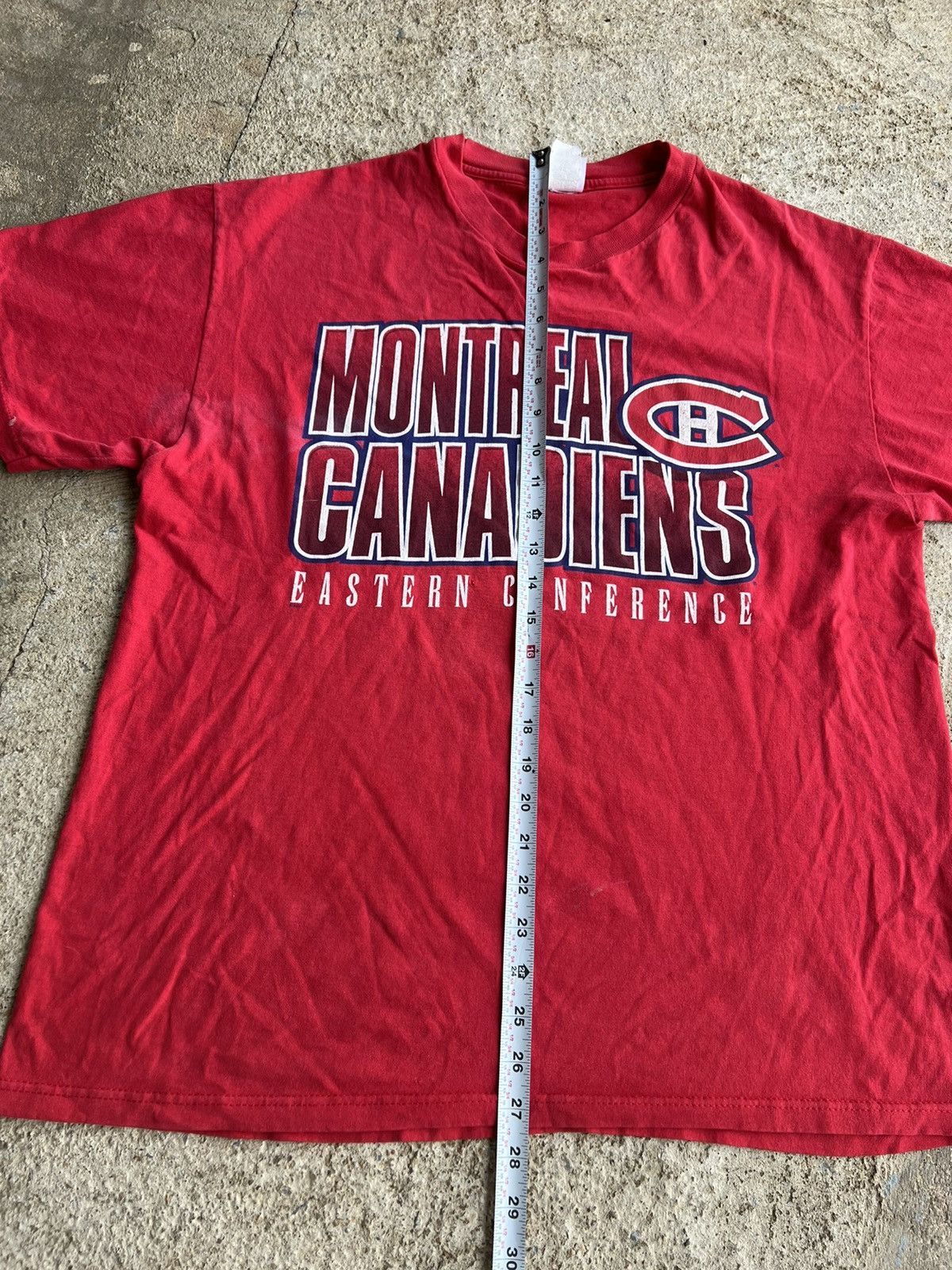 NHL × Vintage Vintage 90’s Starter Montreal Canadians Stain Shirt Size US L / EU 52-54 / 3 - 9 Thumbnail