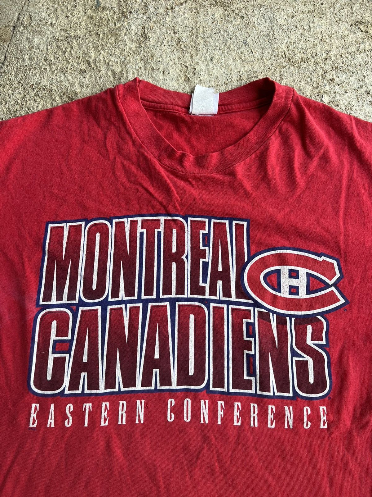 NHL × Vintage Vintage 90’s Starter Montreal Canadians Stain Shirt Size US L / EU 52-54 / 3 - 2 Thumbnail