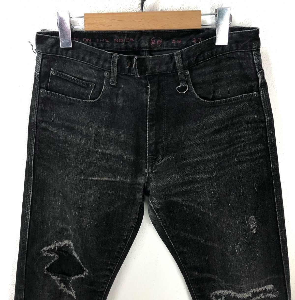 Japanese Brand Japanese Brand Black Denim Men Kapital Style Cw21 Size US 28 / EU 44 - 2 Thumbnail