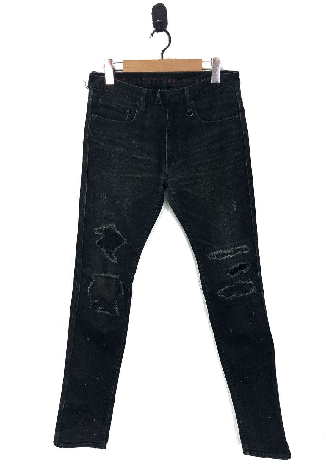 Japanese Brand Japanese Brand Black Denim Men Kapital Style Cw21 Size US 28 / EU 44 - 1 Thumbnail