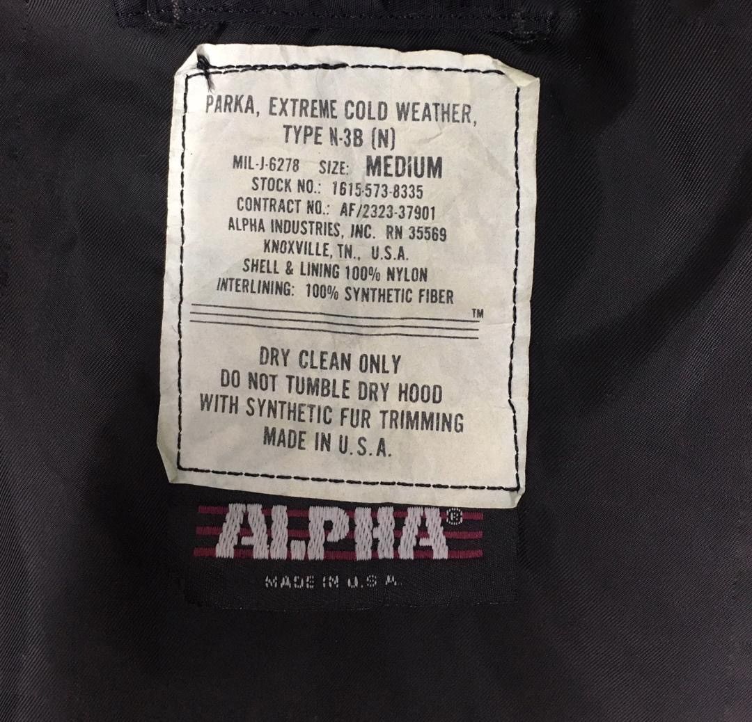 Alpha Industries × Vintage Military Parka N-3B Coats & Jackets for Men Size US L / EU 52-54 / 3 - 7 Thumbnail
