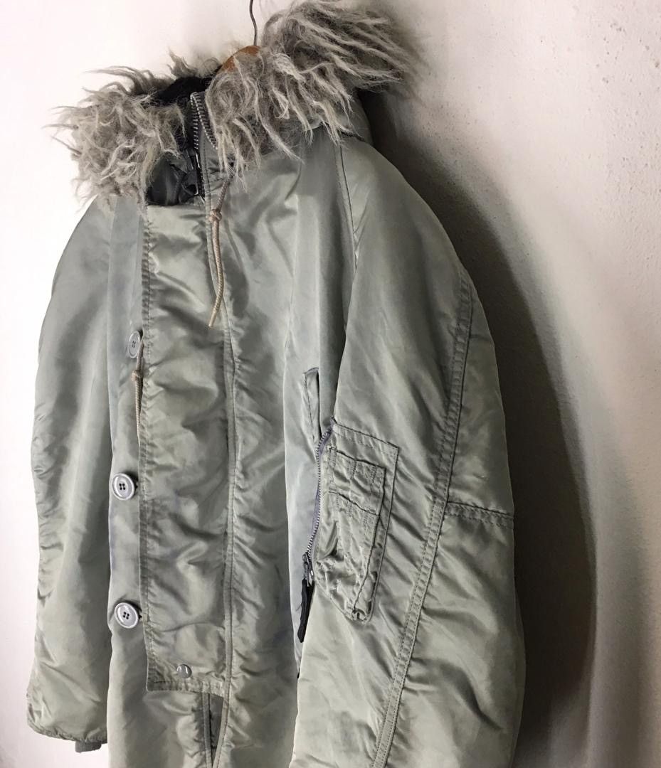 Alpha Industries × Vintage Military Parka N-3B Coats & Jackets for Men Size US L / EU 52-54 / 3 - 3 Thumbnail