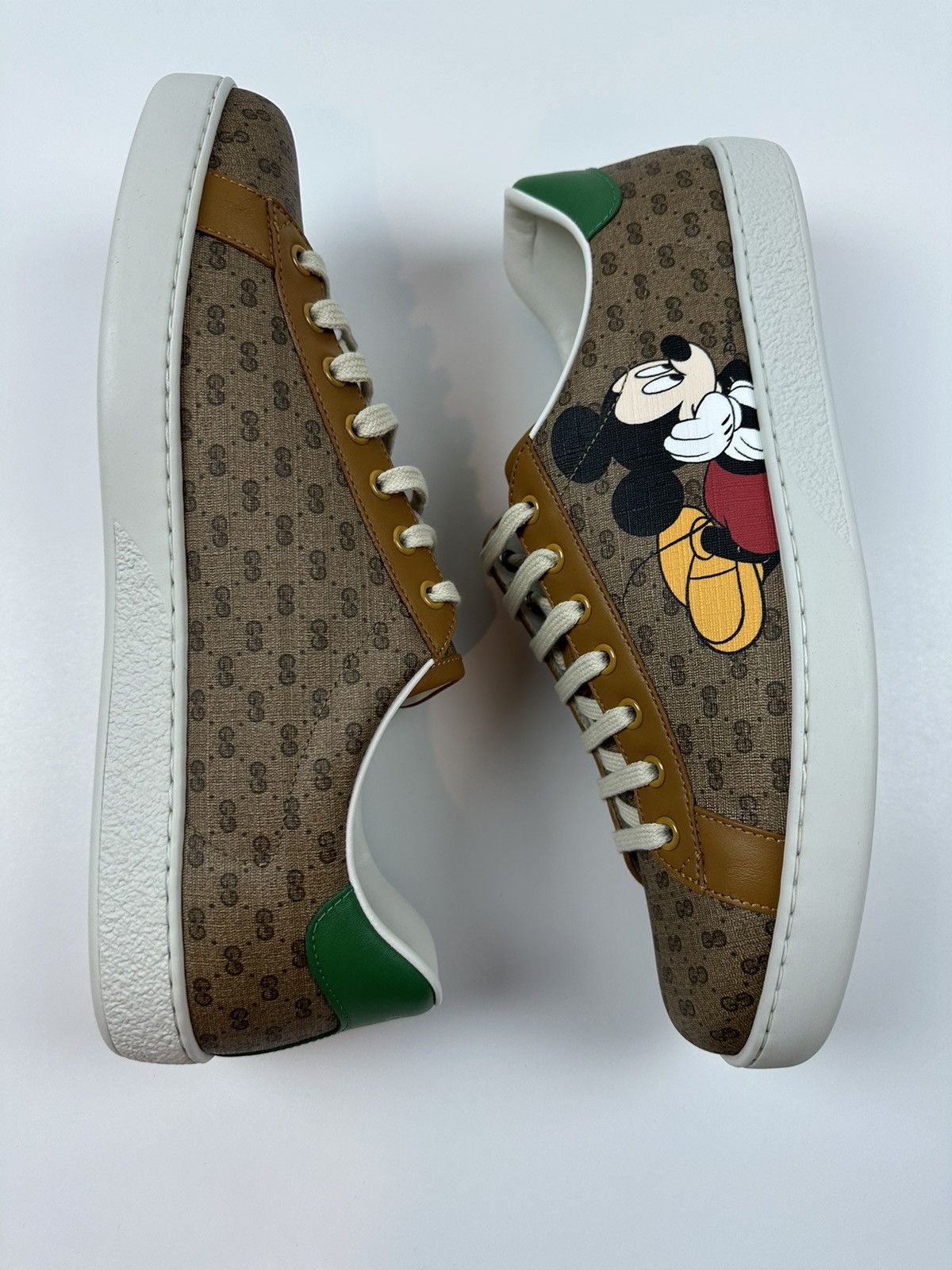 Disney × Gucci Gucci X Disney GG Mickey Mouse Ace Sneakers Size US 8 / EU 41 - 3 Thumbnail