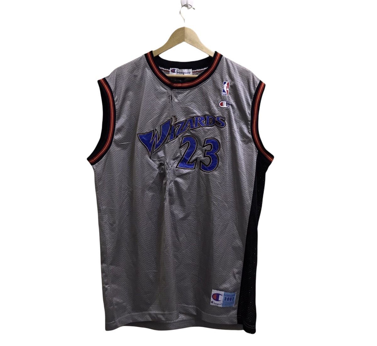 Champion × NBA × Vintage Vintage Distressed Champion Nba Basketball tanktops Jersey Size US XL / EU 56 / 4 - 1 Thumbnail