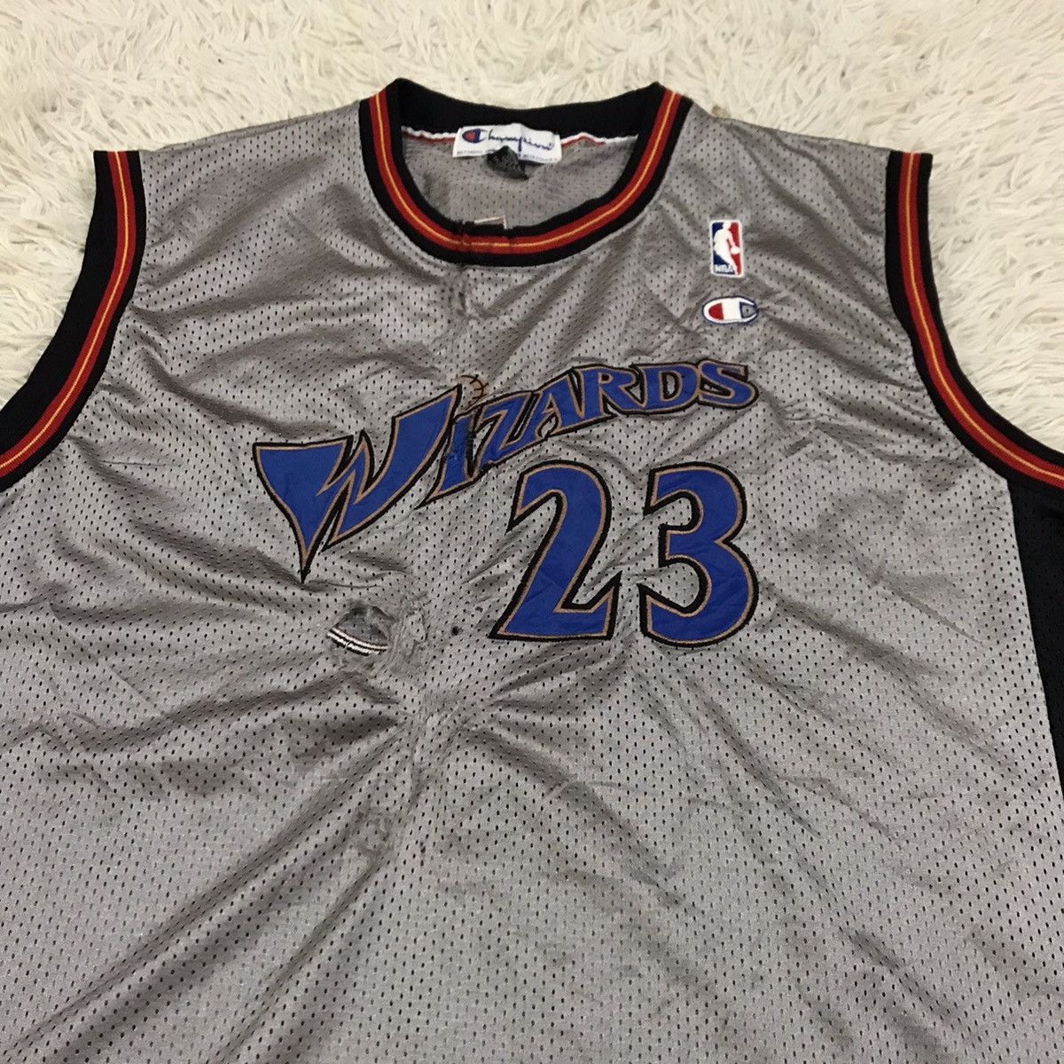 Champion × NBA × Vintage Vintage Distressed Champion Nba Basketball tanktops Jersey Size US XL / EU 56 / 4 - 8 Thumbnail
