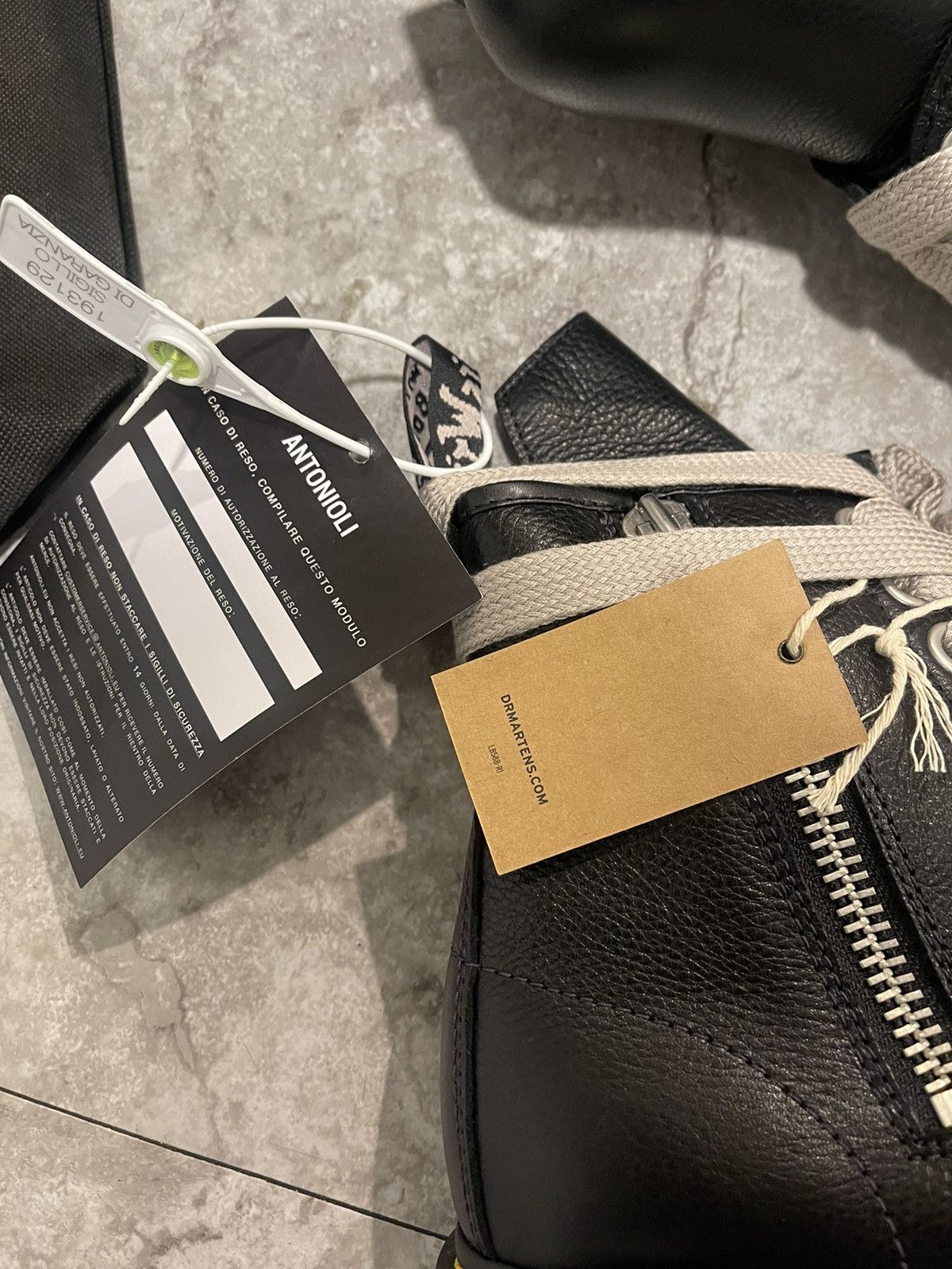Dr. Martens × Rick Owens Rick Owens x Dr. Martens “Quad Sole Jumbo Boot” sz 4.5 - 5.5 Size US 5 / EU 37 - 3 Thumbnail
