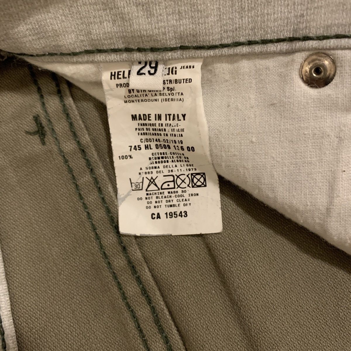 Helmut Lang Helmut Lang 1999SS Prisoner Pants Size US 29 - 4 Thumbnail