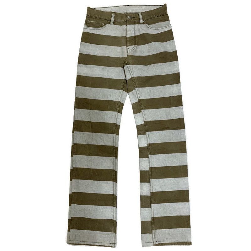 image of Helmut Lang 1999Ss Prisoner Pants in Beige, Men's (Size 29)