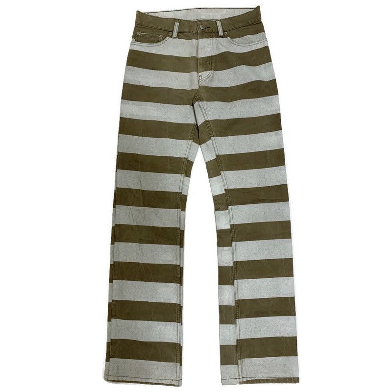 Pre-owned Helmut Lang 1999ss Prisoner Pants In Beige