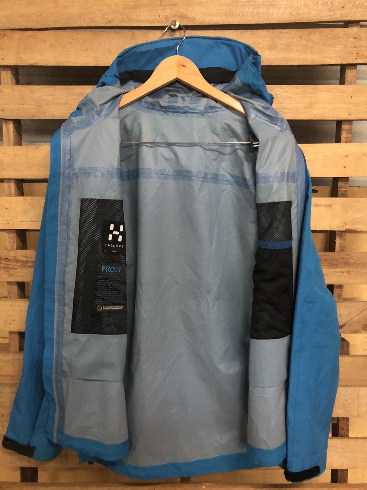 Haglofs × Japanese Brand Haglofs Bara Men Waterproof Jacket Nice Colour Size US M / EU 48-50 / 2 - 11 Thumbnail