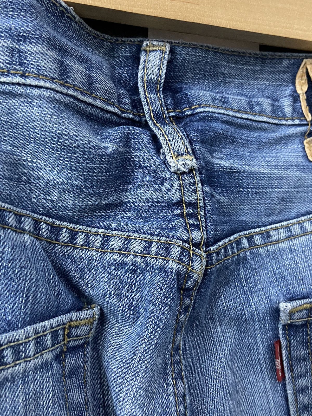 Levi's × Vintage Vintage Levi’s Distressed Blue Wash Denim Pants Size US 32 / EU 48 - 16 Thumbnail