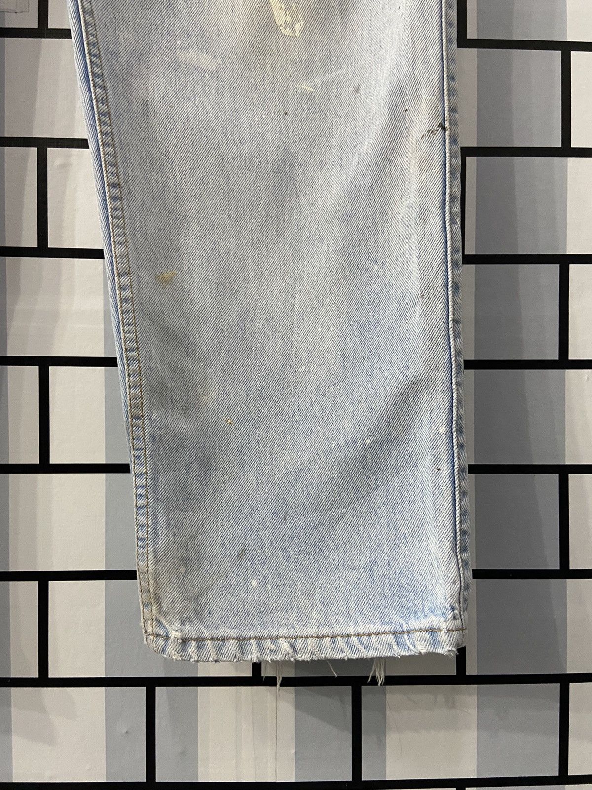 Levi's × Vintage Vintage Levi’s 545 Loosefit Distresse Light Wash Denim Pants Size US 38 / EU 54 - 7 Thumbnail