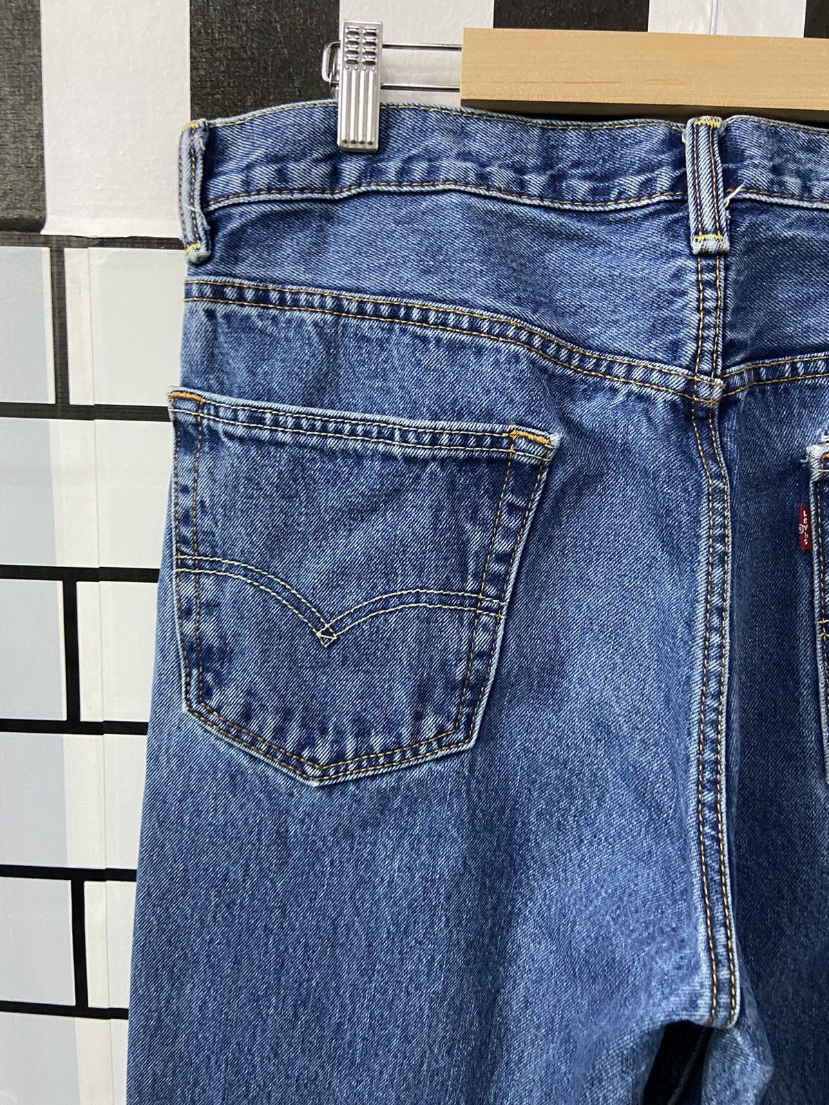 Levi's × Vintage Vintage Levi’s 550 Stonewash Denim Pants 34X34 Size US 34 / EU 50 - 16 Thumbnail