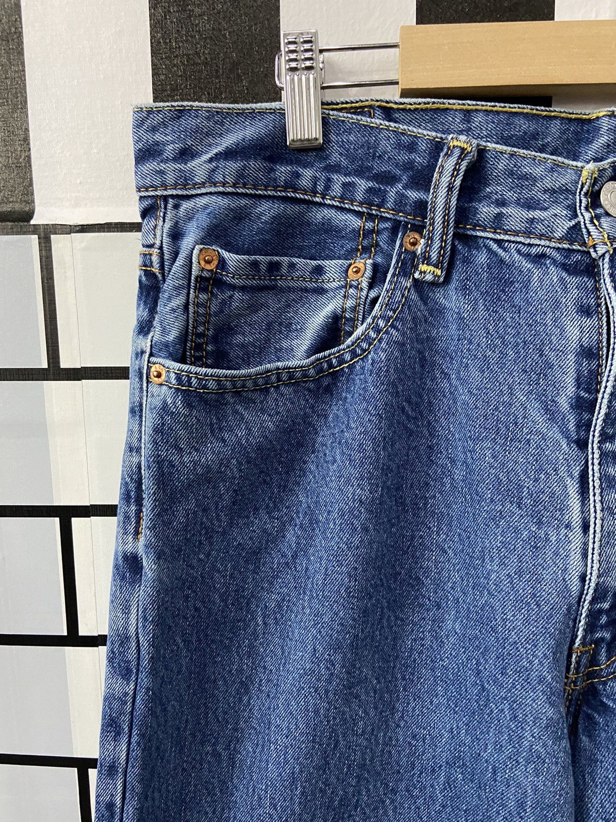 Levi's × Vintage Vintage Levi’s 550 Stonewash Denim Pants 34X34 Size US 34 / EU 50 - 8 Thumbnail