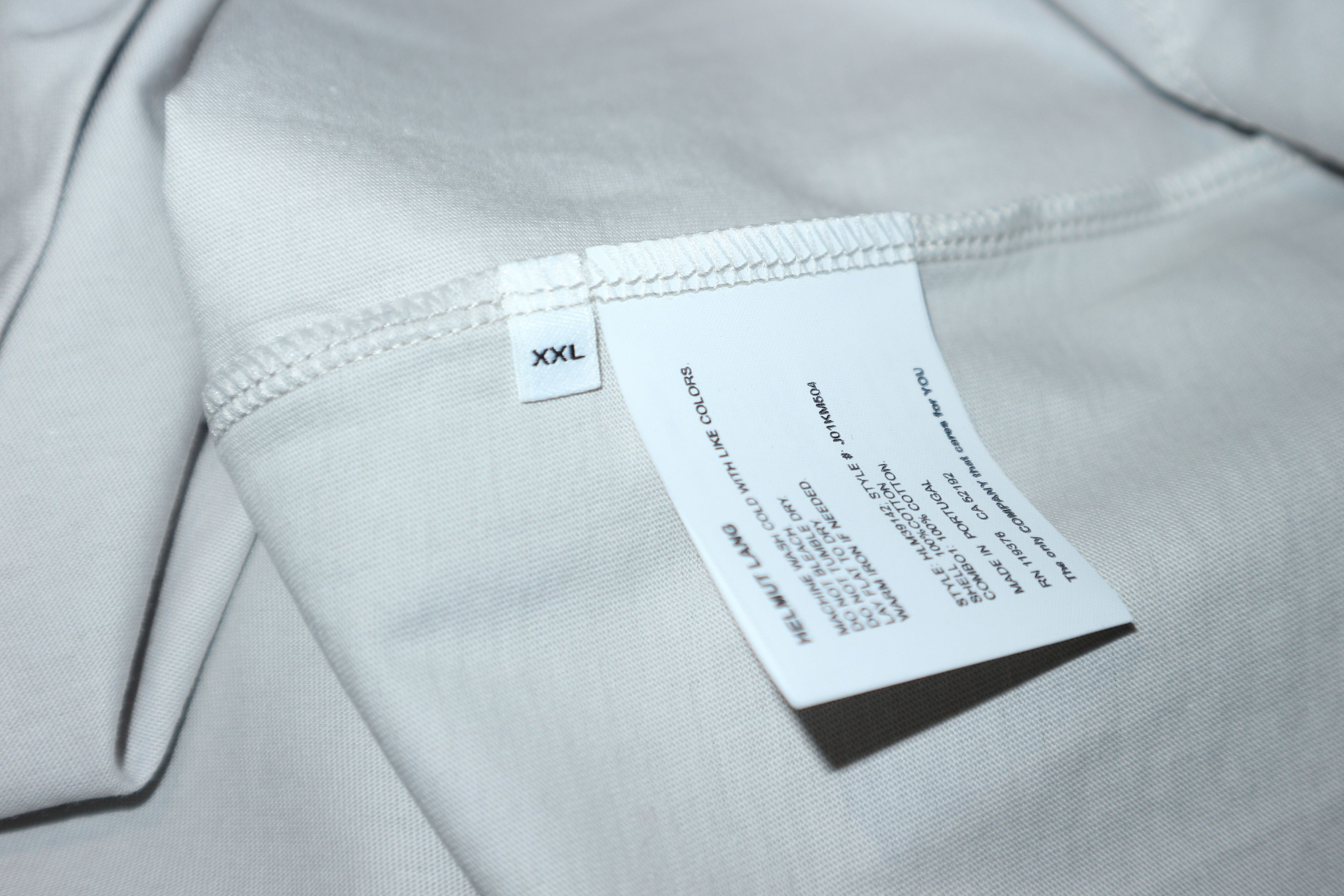 Helmut Lang embroidered logo t-shirt Size US XXL / EU 58 / 5 - 12 Thumbnail