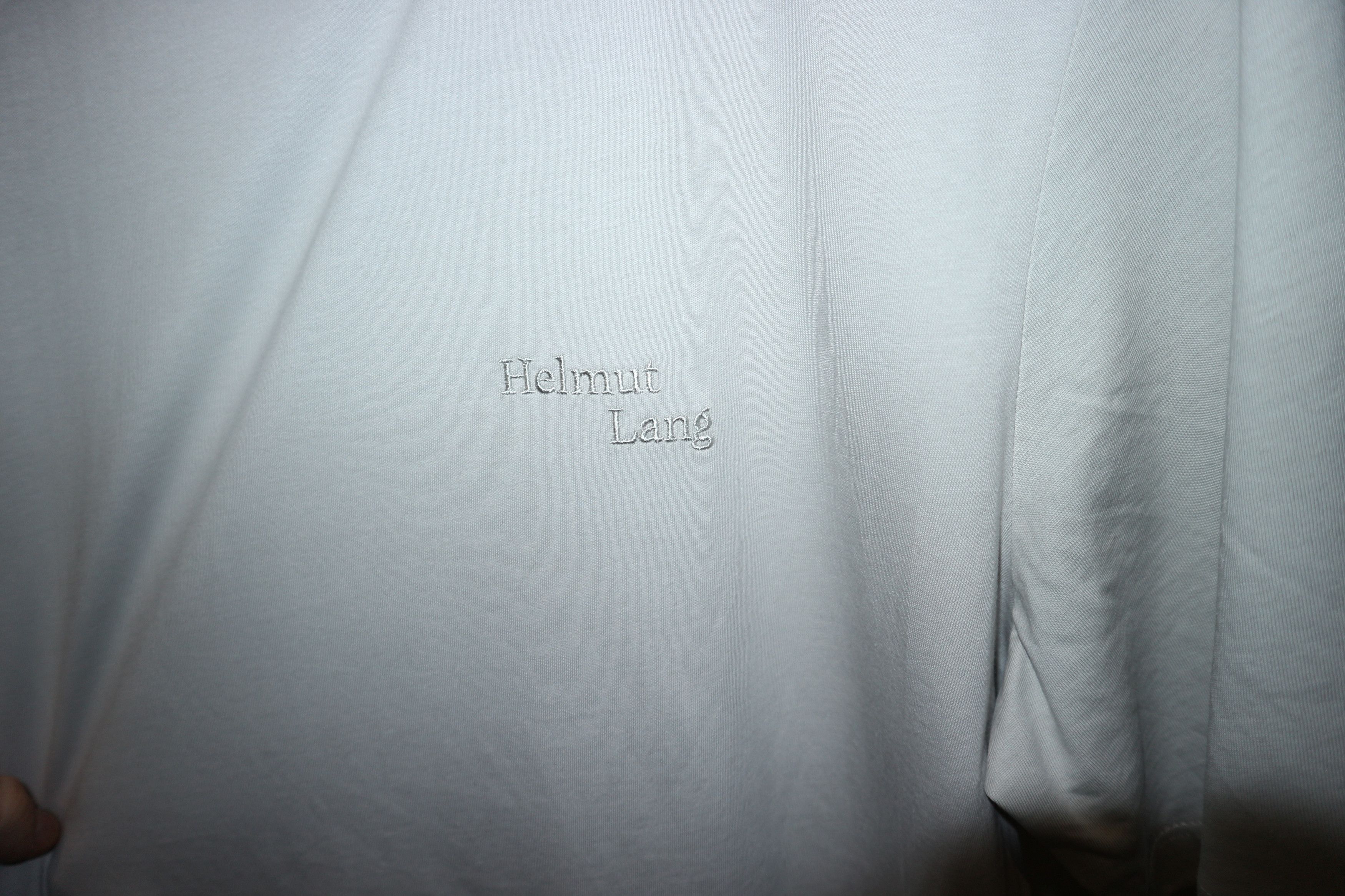 Helmut Lang embroidered logo t-shirt Size US XXL / EU 58 / 5 - 5 Thumbnail